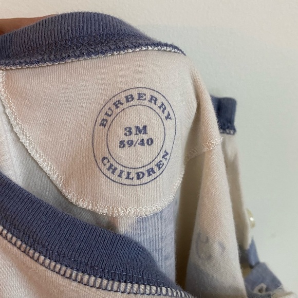 BURBERRY LONDON Boys' Polka Dot Onesie 3M - Picture 5 of 5